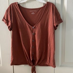 American Eagle Copper/Rust Colored Shirt!!